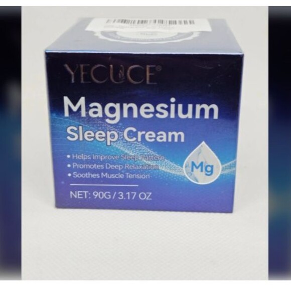 Yecuce Magnesium Sleep Cream, Soothes Muscle Tension 3.17 oz Exp Date 6/7/2027 - Picture 6 of 7